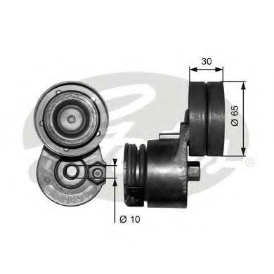 OPEL 4433518 Натяжна планка, полікліновий ремінь