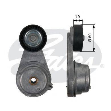 AUTEX 655082 Натяжна планка, полікліновий ремінь