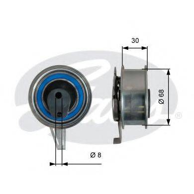 AUTEX 655076 Натяжний ролик, ремінь ГРМ