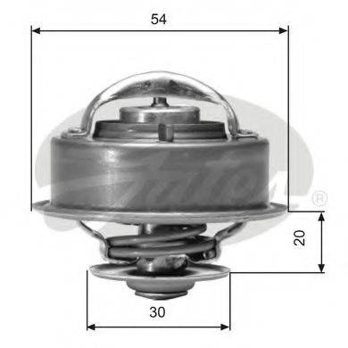 MAHLE ORIGINAL 1.140.83 Термостат, охолоджуюча рідина