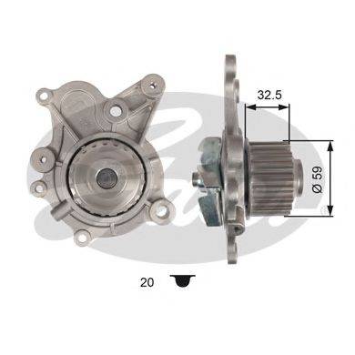 GATES WP0096 Водяний насос