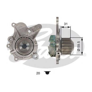 BGA CP4350E Водяний насос