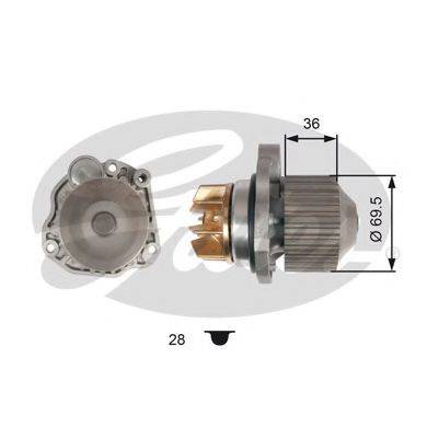 DAYCO DP193 Водяний насос