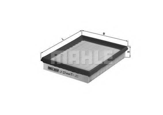 HENGST FILTER E250L Повітряний фільтр