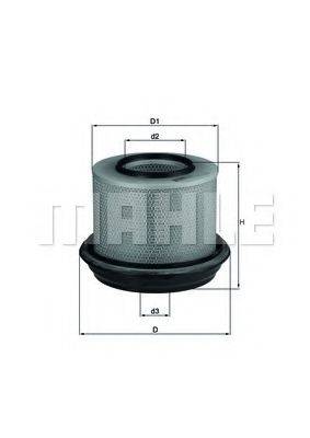 WIX FILTERS A162 Повітряний фільтр