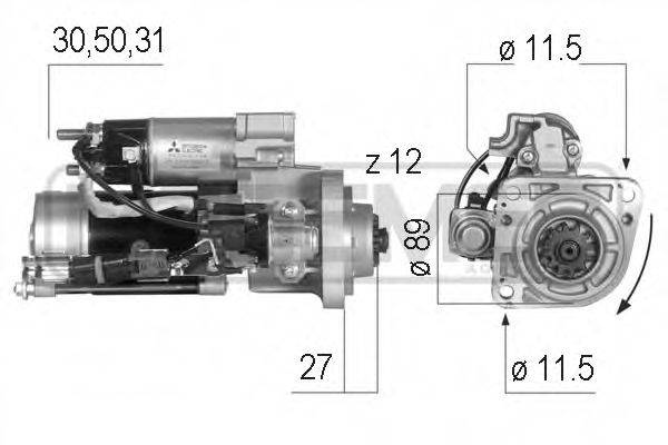 MESSMER 220556 Стартер