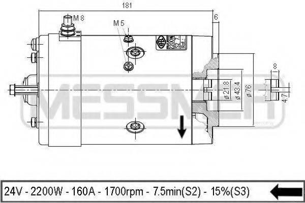 MESSMER 230037 Електродвигун
