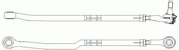 DELPHI BD1081 Поперечна рульова тяга