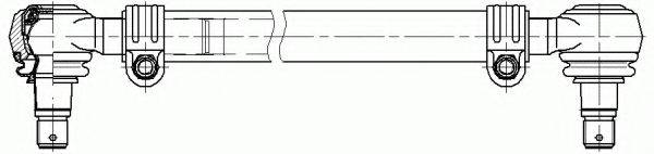 LEMFORDER 2345201 Поздовжня рульова тяга