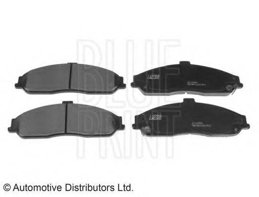 FIT FP0731 Комплект гальмівних колодок, дискове гальмо