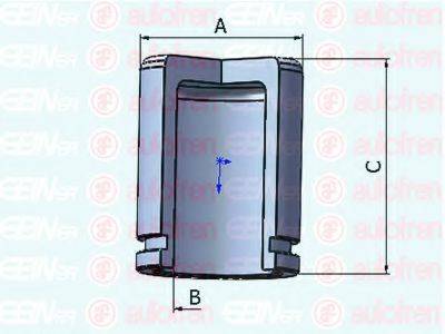 SUBARU 26236-PA010 Поршень, корпус скоби гальма