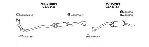 VENEPORTE 060001 Система випуску ОГ