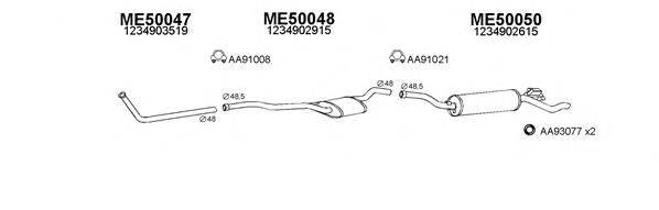 VENEPORTE 500145 Система випуску ОГ