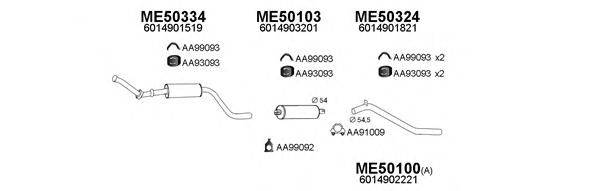 VENEPORTE 500188 Система випуску ОГ