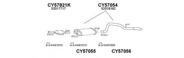 VENEPORTE 570507 Система випуску ОГ