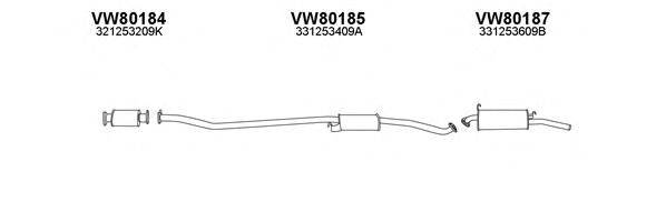 VENEPORTE 800551 Система випуску ОГ