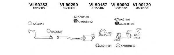 VENEPORTE 900156 Система випуску ОГ