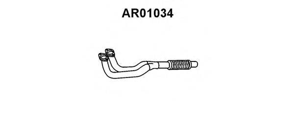 ALFAROME/FIAT/LANCI 60558925 Труба вихлопного газу