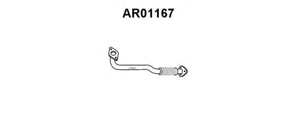 ALFAROME/FIAT/LANCI 60586392 Труба вихлопного газу