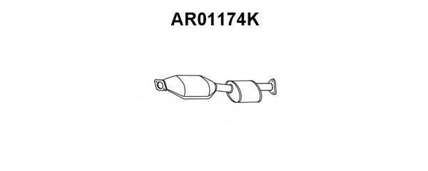 ALFAROME/FIAT/LANCI 60667547 Каталізатор