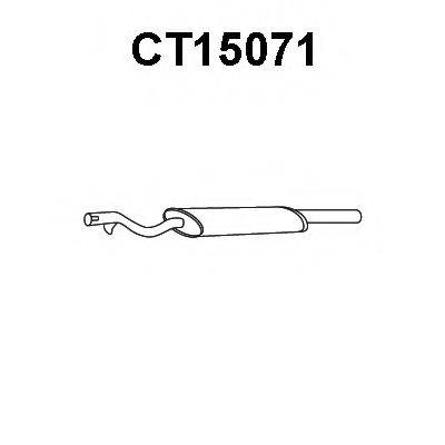 CITROEN/PEUGEOT 95596745 Передглушувач вихлопних газів