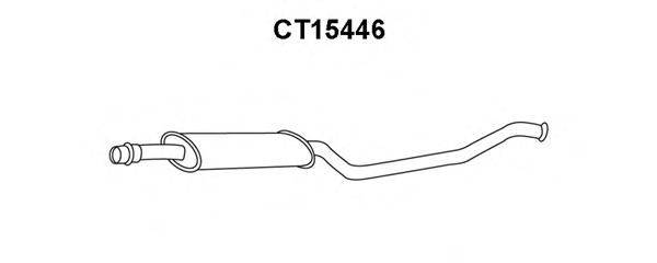 CITROEN/PEUGEOT 173186 Передглушувач вихлопних газів