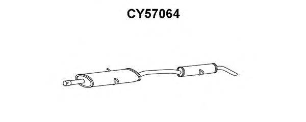 KLARIUS 261008 Глушник вихлопних газів кінцевий