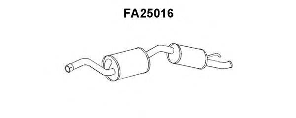 ALFAROME/FIAT/LANCI 7558430 Глушник вихлопних газів кінцевий
