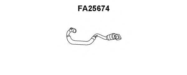 ALFAROME/FIAT/LANCI 46465588 Труба вихлопного газу