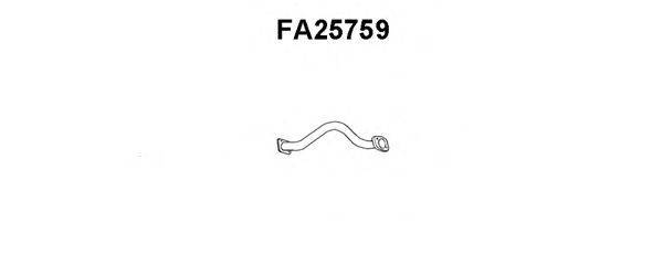 ALFAROME/FIAT/LANCI 71742086 Труба вихлопного газу