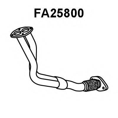 ALFAROME/FIAT/LANCI 46752017 Труба вихлопного газу