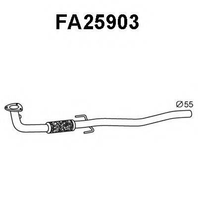 ALFAROME/FIAT/LANCI 51785678 Труба вихлопного газу