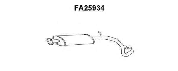 ALFAROME/FIAT/LANCI 51823021 Передглушувач вихлопних газів