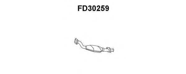 FORD 7139387 Передглушувач вихлопних газів