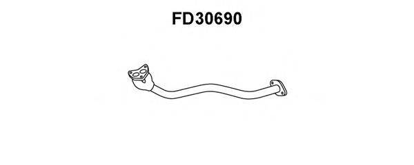 FORD 1953431 Труба вихлопного газу