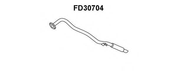 FORD 200507F650 Середній глушник вихлопних газів