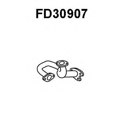 FORD 1029030 Труба вихлопного газу