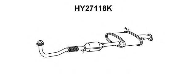 HYUNDAI 2861026120 Каталізатор