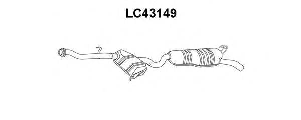 ALFAROME/FIAT/LANCI 7762197 Глушник вихлопних газів кінцевий