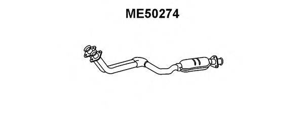MERCEDES-BENZ 1244905120 Передглушувач вихлопних газів