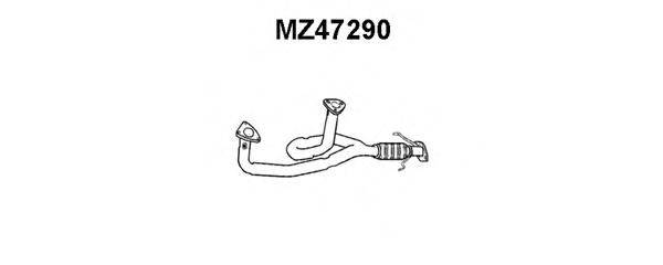 MAZDA KF3940500 Труба вихлопного газу