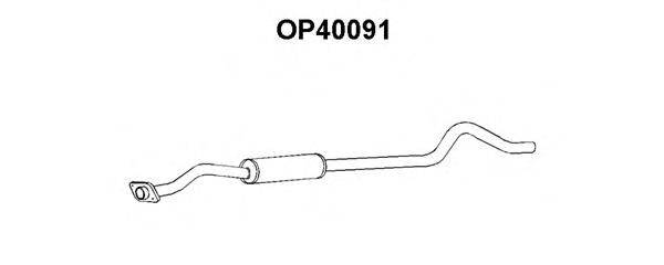 VAUXHALL 852200 Передглушувач вихлопних газів