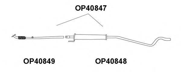 VAUXHALL 5852482 Передглушувач вихлопних газів