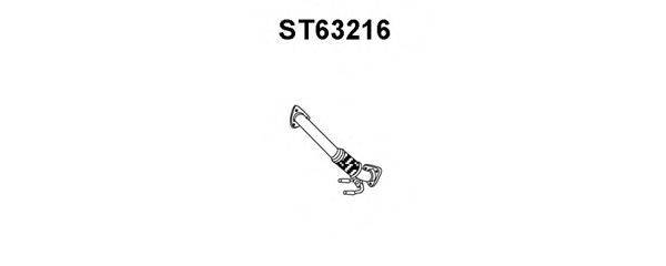 VAG 7M0253091BP Труба вихлопного газу