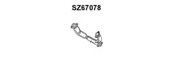 SUZUKI 1419077E02 Труба вихлопного газу