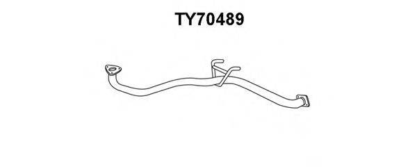 TOYOTA 1740154241 Труба вихлопного газу