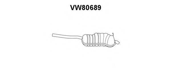 VAG 3B0253609D Глушник вихлопних газів кінцевий
