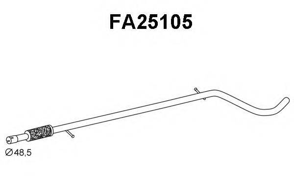 ALFAROME/FIAT/LANCI 51856538 Труба вихлопного газу