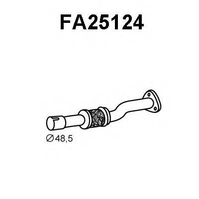 ALFAROME/FIAT/LANCI 51823589 Труба вихлопного газу