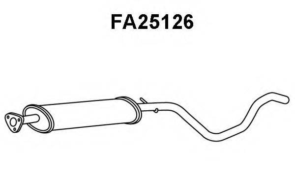 ALFAROME/FIAT/LANCI 51840482 Глушник вихлопних газів кінцевий